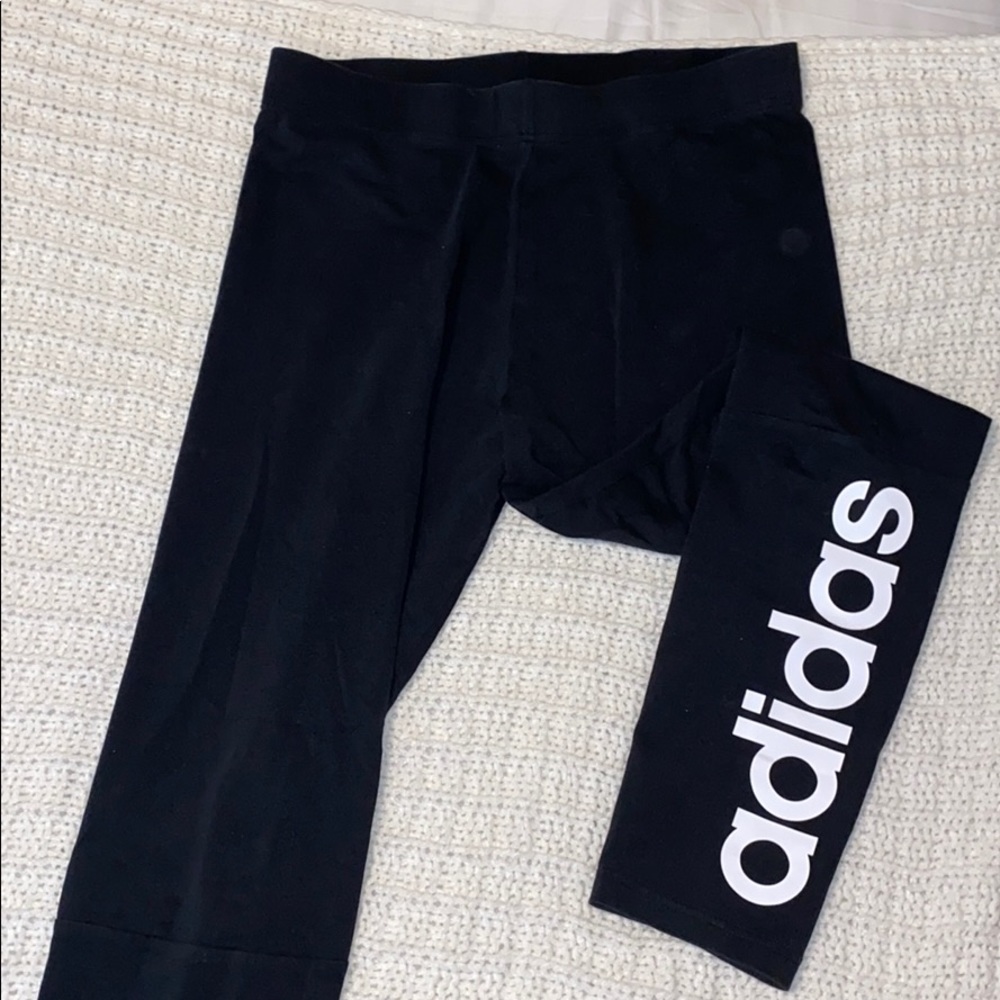 Adidas logo leggings